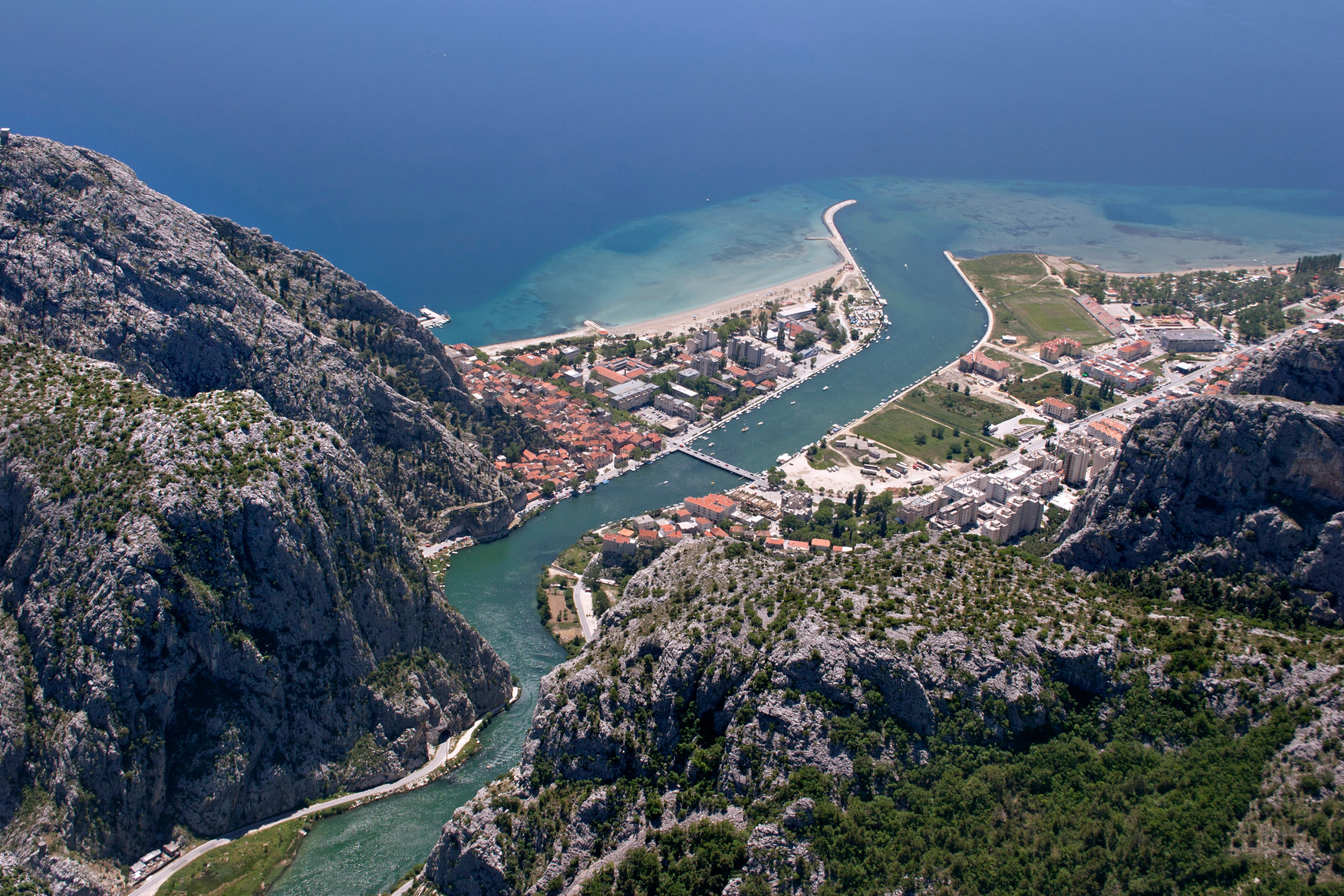 Town Omis, Croatia